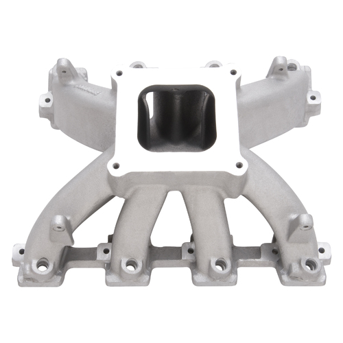 28265, Chevy, Chevrolet, Edelbrock, Intake Manifold, Intake, Manifold, Single-Plane, Super Victor, Satin, EFI