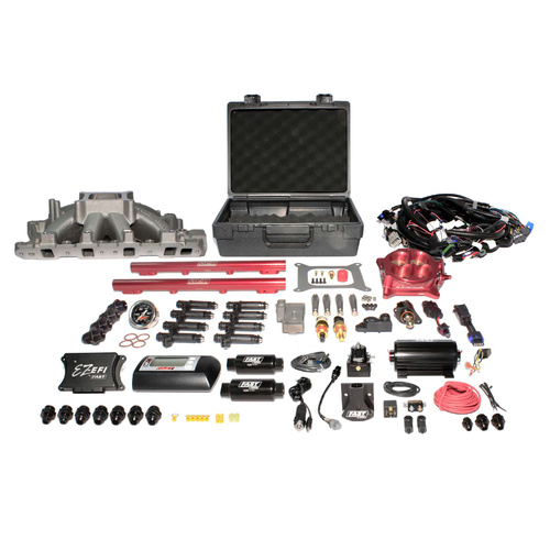 3031302-05E EZ-EFI SBF Multiport System w/ Intake, Fuel System and Red Throttle Body