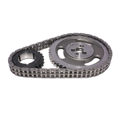 Timing Chain Gear Set, Three Bolt Chrysler 383-440 and 426 HEMI Mopar, Hi-Tech Roller Race 