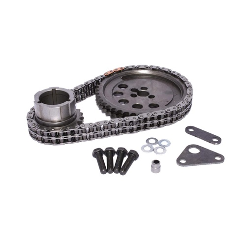 RHS Double Row Timing Chain Gear Set for 3-Bolt, 24X, 1 Pole Reluctor GM LS Hex-Adjustable