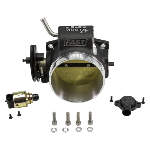 54091 Big Mouth LT Billet 92mm Throttle Body for GM LS w/ TPS and IAC