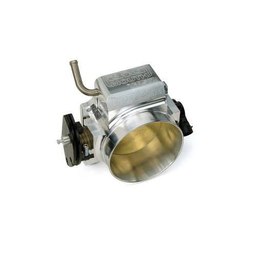Billet 102mm Throttle Body Big Mouth LS1 LS2 LS3 L98 w/ TPS & IAC switches, Silver Mill finish