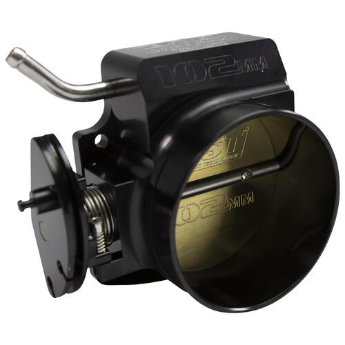 Black Big Mouth Billet 102mm Big Mouth Cable type Throttle Body LS1 LS2 LS3 
