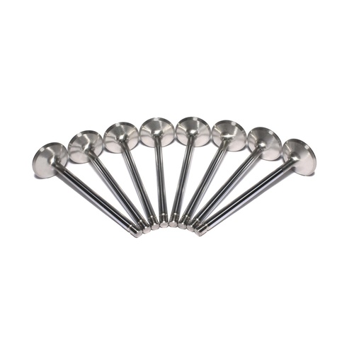 6054-8 Sportsman Stainless Exhaust  Valve Set GM LS w/ 1.570" Head, 5.450" Length
