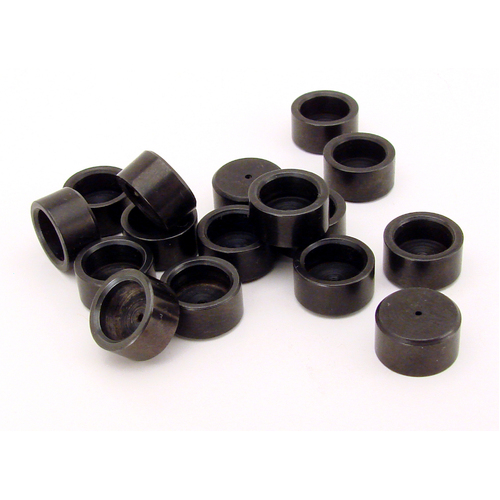 620-16 Set of 16 Hardened Lash Caps 8mm 5/16" Valve Stem, .230" Head Height / 0.080" Thick