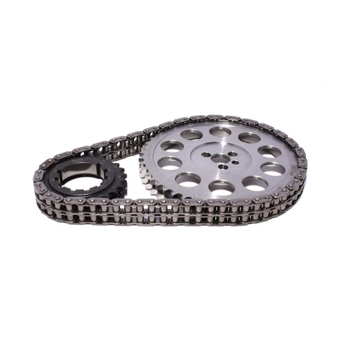 BBC 502 Gen 6 Timing Chain, Gear Set, Keyway Adjustable, Double Roller, Billet Steel Sprockets, Chevy, 7.4L, 502, GEN VI