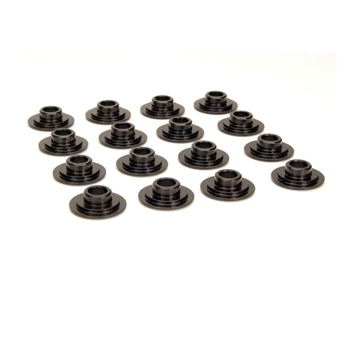 780-16 7 Degree Steel Valve Spring Retainers Set of 16 for 3/8" Valves w/ 1.500"-1.550" Spring