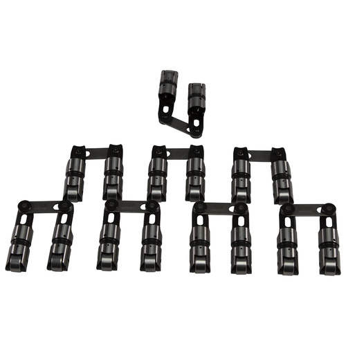96893-16 Sportsman Solid Roller Lifter Set w/ Bearing for Chevrolet Small Block