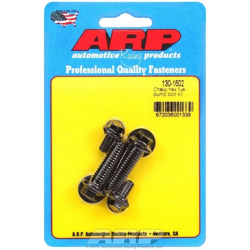 Fuel Pump Bolts set 6 point Hex, Small Block Chevy V8 SBC 350 BBC 454