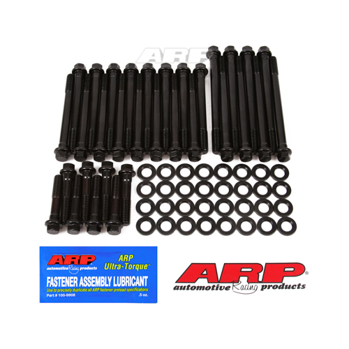 BBC 454 Chevy Cylinder Head bolts, 6 POINT HEX, Kit, Big Block Chevy, Suits Mark 4, Dart Pro 1, DRP,  Late Bowtie,