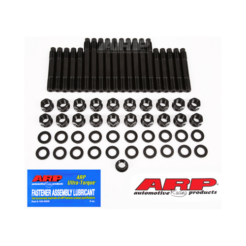 BBC Big Block Chevy 454 4-bolt main studs kit fits 396, 454 Big Block NO windage tray, 6 Point Hex