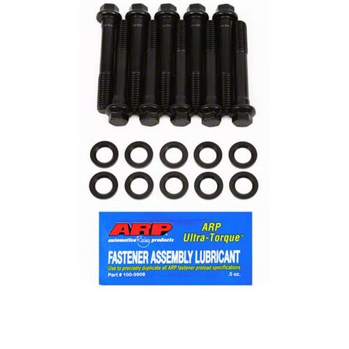 FORD 351C CLEVELAND 2 BOLT MAIN CAP BOLTS KIT HEX 6 POINT CHROMOLY BLACK