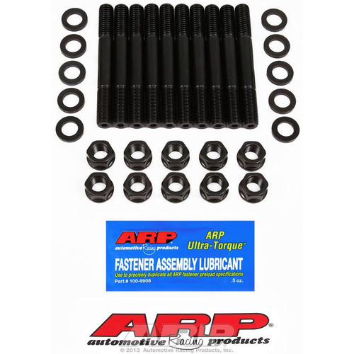 Main Studs Ford, 289, 302W, 5.0L EFI Windsor with 1/2" Girdle, 10 Studs type, 2-Bolt Main, 6 Point Hex 