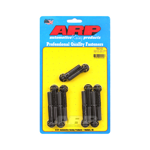 Ford FE 390 428 Big Block 12 point intake manifold bolts kit,. Black 