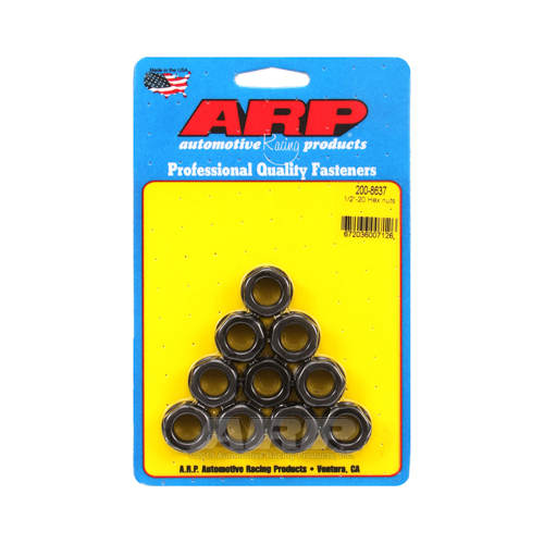 1/2-20 hex nuts kit - Black. 