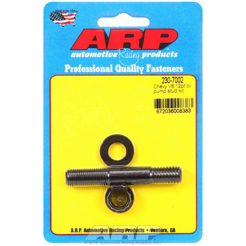 SBC 350 Oil Pump Mounting Stud Kit 12 point Small Block Chevy Chevrolet