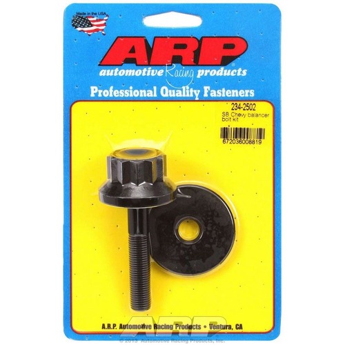 SBC 350 HARMONIC BALANCER CRANKSHAFT BOLT 12PT 1-1/16" Multi Point Head, Small Block Chevy