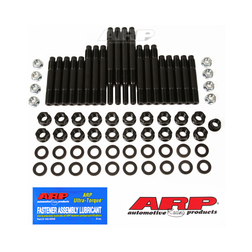 BBC Big Block Chevy 454,  4-bolt main studs kit, suits Windage Tray applications. 6 Point Hex nut.
