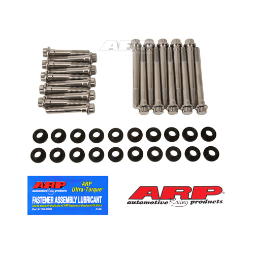 1/2" Ford 302W 351W & DART Windsor Cylinder Head Botls SS 12 point Stainless Steel kit SBF Small Block Ford 