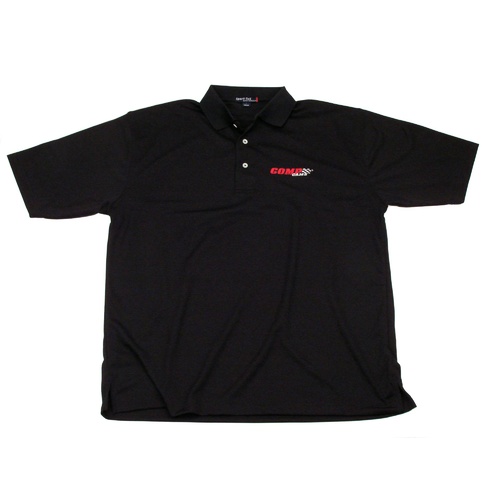 C1015-M Black COMP Cams Logo Dri Mesh Medium Polo Shirt