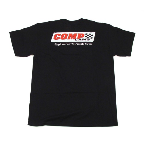 C1020-L COMP Cams Logo/Engineered to Finish First Large T-Shirt