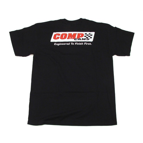 C1020-S COMP Cams Logo/Engineered to Finish First Small T-Shirt