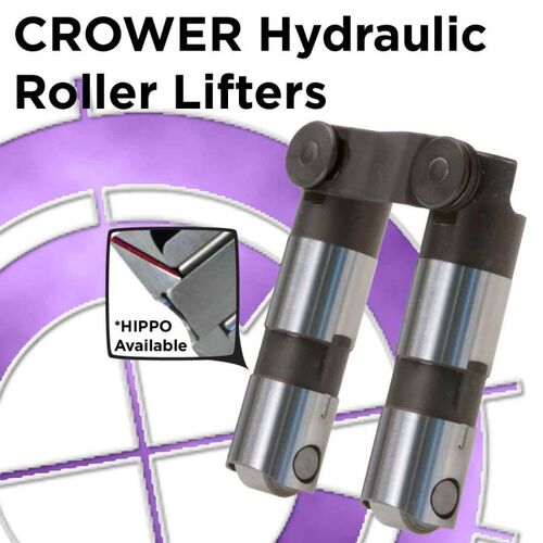 HIPPO Severe-Duty Mechanical Roller Lifters +.300" Tall Body Tie Bar. SBC V8 Small Block Chevy 350 + 400 