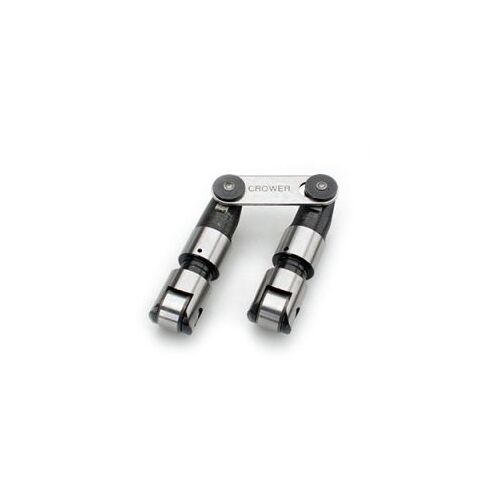SBC 350 Mechanical Solid Roller Lifters, 0.150" Intake offset, HIPPO axle oiling, .300" Tall Body, Small Block Chevy, 0.842" .750" wheel