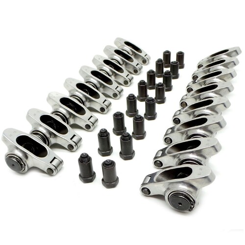 Stainless Steel Roller Rockers Arms 1.6 Ratio Ford Windsor 302W 351W 7/16" Stud