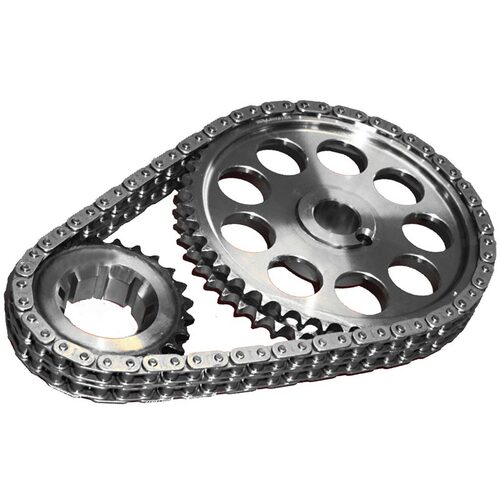ROLLMASTER TIMING CHAIN KIT FORD WINDSOR 289 302W PRE EFI ADJUSTABLE DOUBLE CHAIN