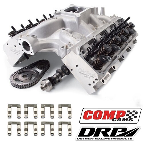 540HP 7000 RPM Ford 351C, 393, 408 Stroker Cleveland top end kit. Hydraulic Roller Camshaft package