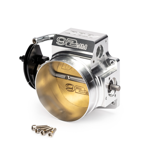 LS 92MM Billet Throttle Body Aluminum Silver w/o TPS or IAC SUIT Sniper MPI FAST 146302B 146102B