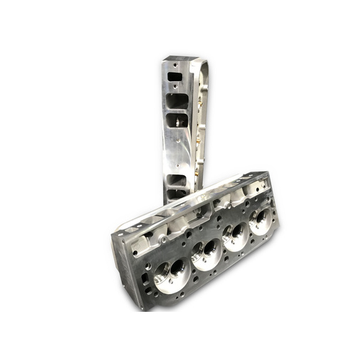 PAIR ASSEMBLED BBC CHEVY ALUMINIUM CYLINDER HEADS 335cc / 118cc  HYDRAULIC ROLLER -  CHEVY BIG BLOCK