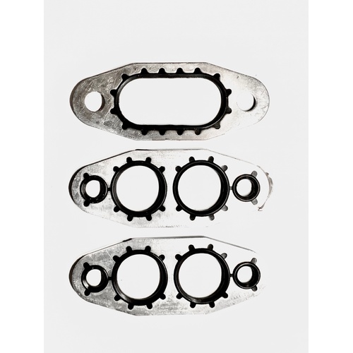 LS Sump Pick Up Tube GASKETS KIT, 3 SEALS, 2 Hole & large hole.  HOLDEN COMMODORE VT VX VU VY VZ VE VF LS1 LS2 LS3