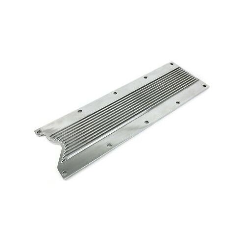 LS1 LS6 VALLEY PAN COVER PLATE - FINNED POLISHED ALUMINIUM + GASKET