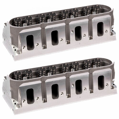 700 HP, Assembled LS3 L92 RECTANGLE PORT 4 BOLT CYLINDER HEADS LS7 Valve Spacing, 11Â° deg, Pair