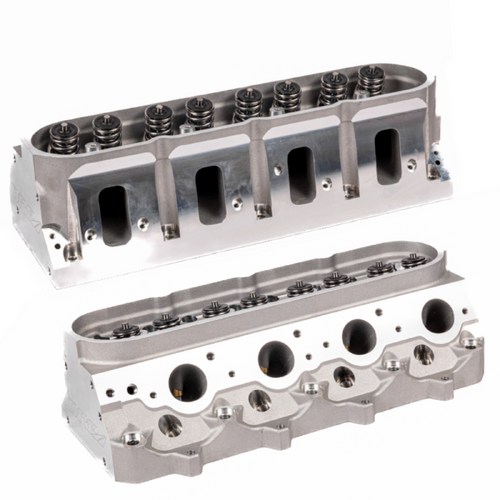 700 HP, Assembled High RPM Springs, LS3 L92 RECTANGLE PORT 6 BOLT CYLINDER HEADS LS7, 11 deg, *PAIR* 0.670" LIFT