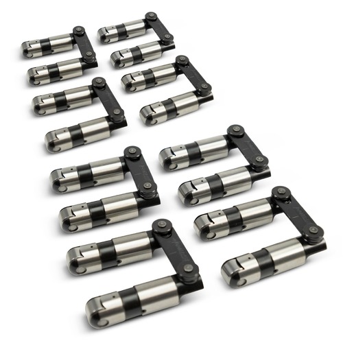 Chevy 350 Retro-Fit Tie Bar Hydraulic Roller Lifters NO Axle oiling, Standard Height fits SBC 350 383 400 Small Block Chevy small block Streetline