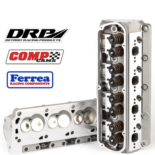 " PAIR"170cc Assembled  Ford V8 SBF 289 302 351W Windsor Aluminium Alloy Cylinder Heads. Hydraulic Flat Tappet