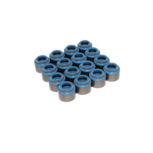 Set of 16 Metal Viton Valve Seals for .530" Guide Size, 11/32" Valve Stem. Metal body - no internal viton. Suits Triple Springs