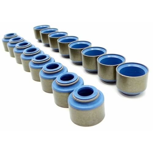 LS1 LS2 LS3 Valve Stem seals - Fits Dual Springs- Double Viton inside, 0.500" Guide Size, 8mm Valve Stem -Push on.