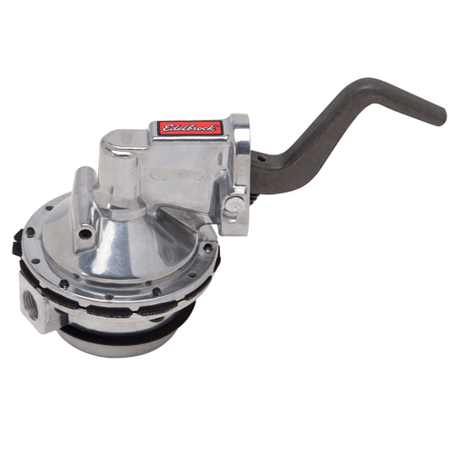 Pontiac 265-455 V8 mechanical fuel pump, clockable, 600hp, Performer RPM, polished, 6 psi, 110 gph, 1713