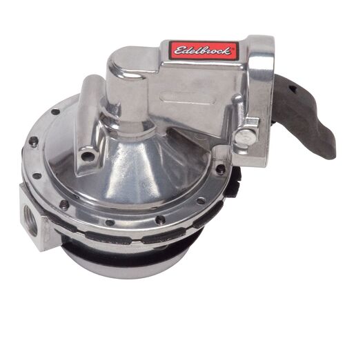 SBC Chevy 350 Mechanical Fuel Pump 110 GPH Polished Small Block Chevy