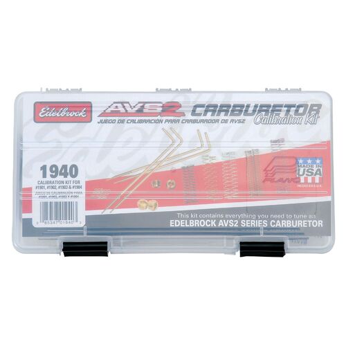 Carb Tuning, Calibration Kit AVS2 Series, jets, metering rods, Suits 1901, 1902, 1903, 1904 