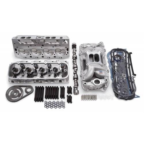 438HP Ford Windsor 302W 347 power package, top end kit, SBF intake manifold, intake, heads, cylinder heads, cam, camshaft,