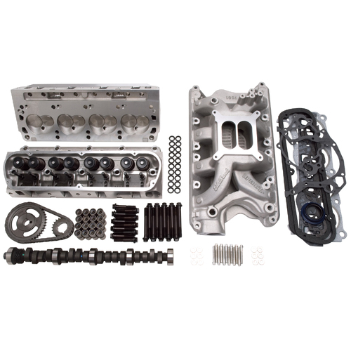 400HP Ford 351W Windsor power package, top end kit, SBF intake manifold, intake, heads, cylinder heads, cam, camshaft,