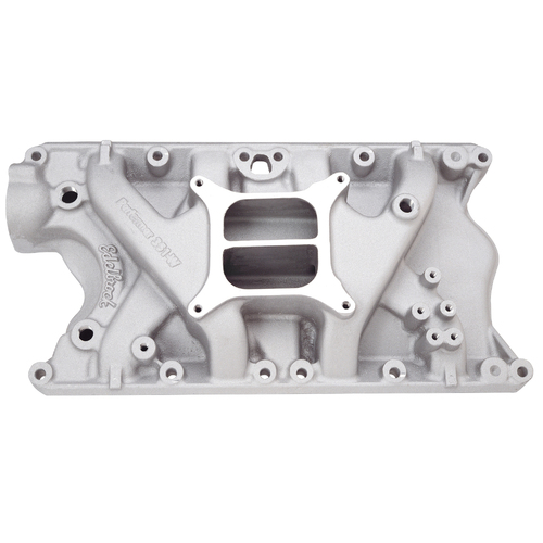 351W Windsor Intake Manifold, Intake, Manifold, Dual-Plane, Performer, Satin