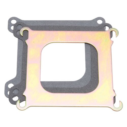 Carby Adapter plate for Edelbrock Manifolds Only, Square Bore to Spread Bore .100"in Thick