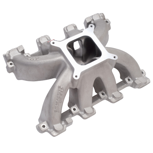 28097, Chevy, Chevrolet, Edelbrock, Intake Manifold, Intake, Manifold, Single-Plane, Super Victor, Satin