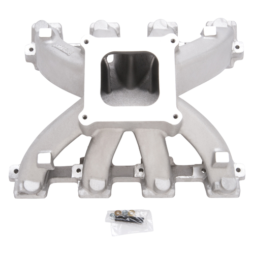 LS3 Carby Carbureted Intake Manifold, Suits Rectangle Ports, Single-Plane, Super Victor High rise, 4150 base, L98
